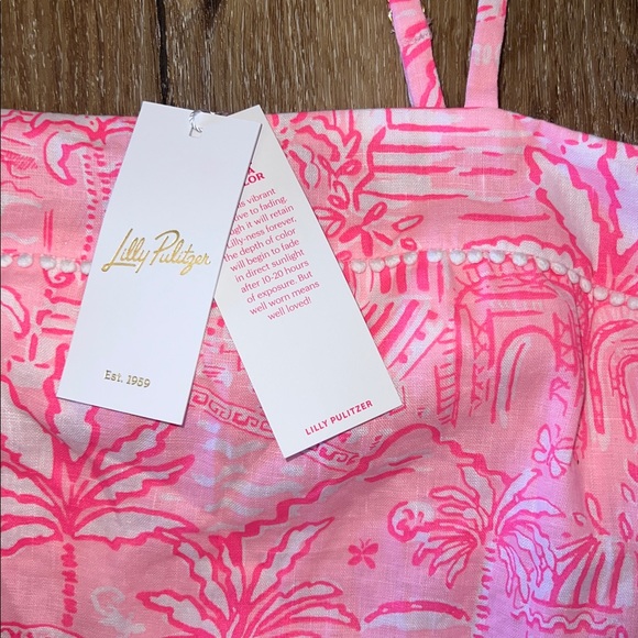 NWT originally $248 Lilly Pulitzer Rosalie Linen Maxi Dress Pennys Playground 2 - Picture 4 of 16